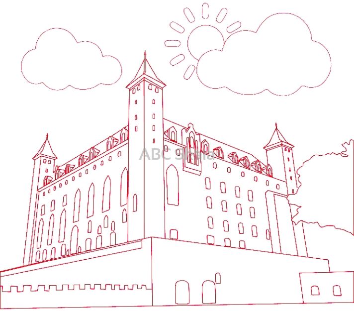 Piaskowe obrazki seria Historia - Zamek Gniew, Rycerz