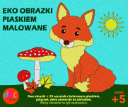 Piaskowe obrazki seria Przyroda - Dzik, grzyby - 4