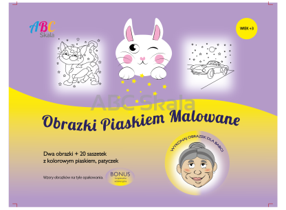 Piaskowe obrazki dla Babci